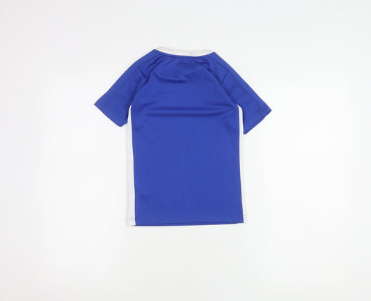 Sondico Boys Blue Athletic T-Shirt, 5-6 Years, Short Sleeve Jersey