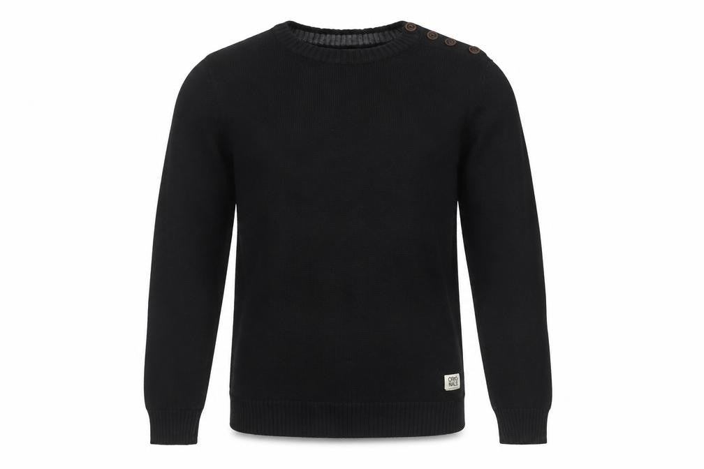 Jack & Jones Men's Black Pullover Jumper - Size S