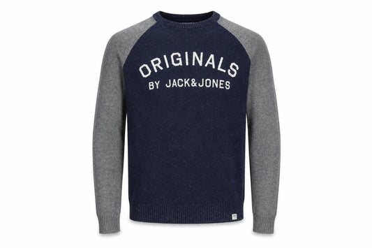 Jack & Jones Men's Blue M Logo Pullover Jumper