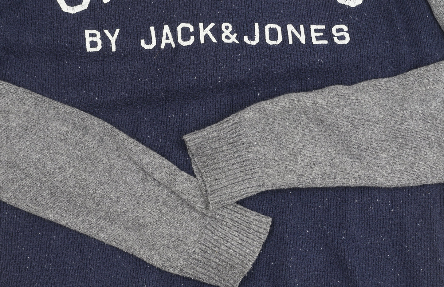 Jack & Jones Men's Blue M Logo Pullover Jumper