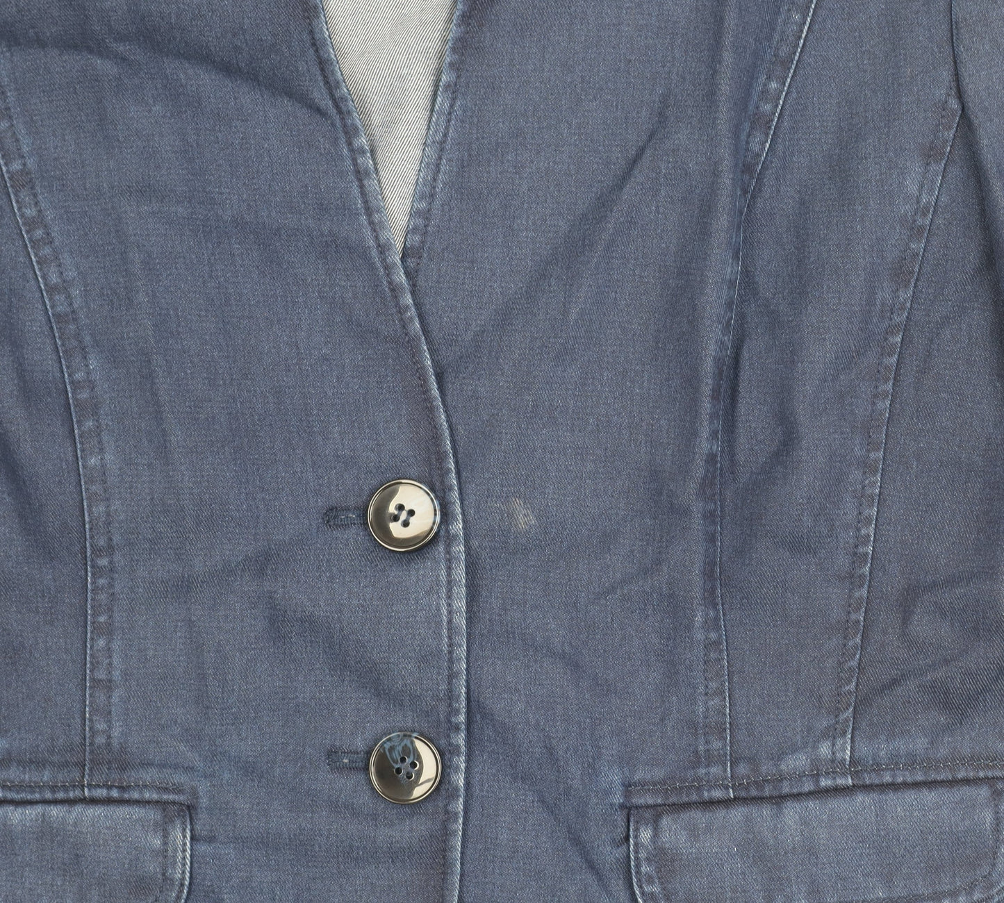 Viyella Women's Blue Lyocell Blazer, Size 12