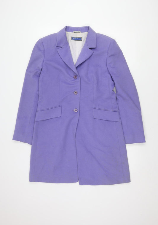 Austin Reed Women's Purple Coat - Size 12, Formal Wear