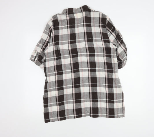 Eastex Women's Multicoloured Check Button-Up Shirt
