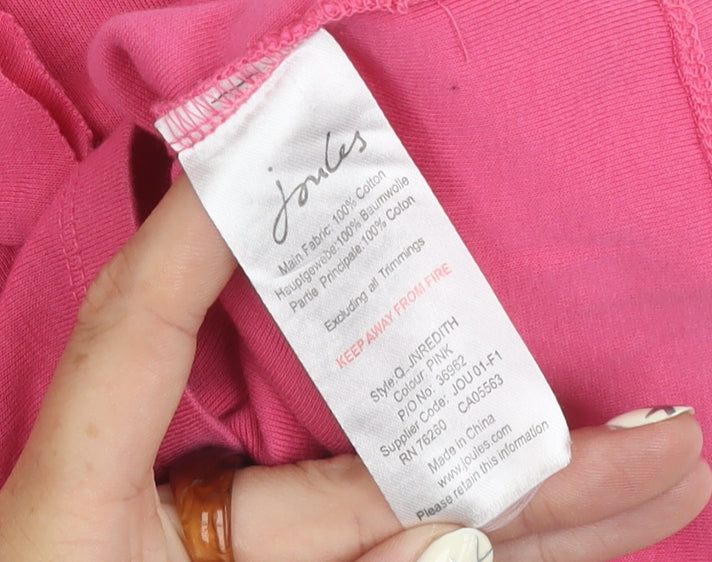 Joules Girls Pink Sleeveless Ruffle Tank Top - Size 6Y