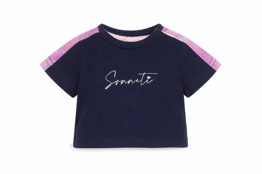 Sonneti Unisex Baby Blue & Pink T-Shirt 6-9 Months