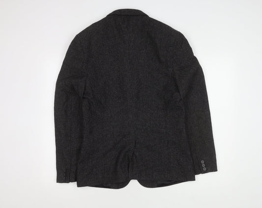 Lost Souls Men's Grey Blazer, M, Regular Fit, Autumn/Winter