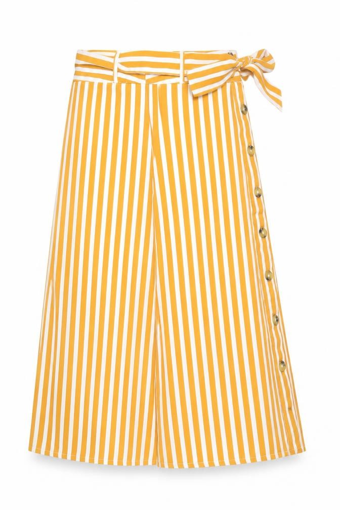 ESMARA Women’s Yellow Striped Skirt Size 12