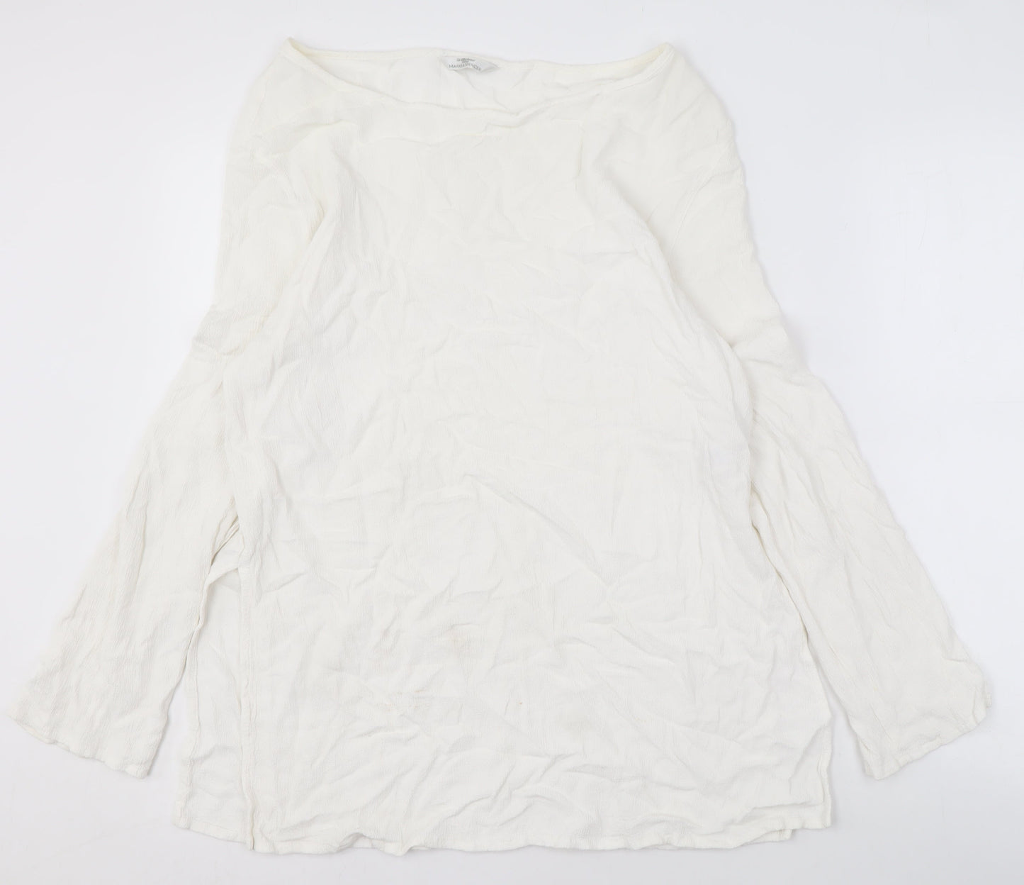 Marks and Spencer Women's White Blouse Size 12