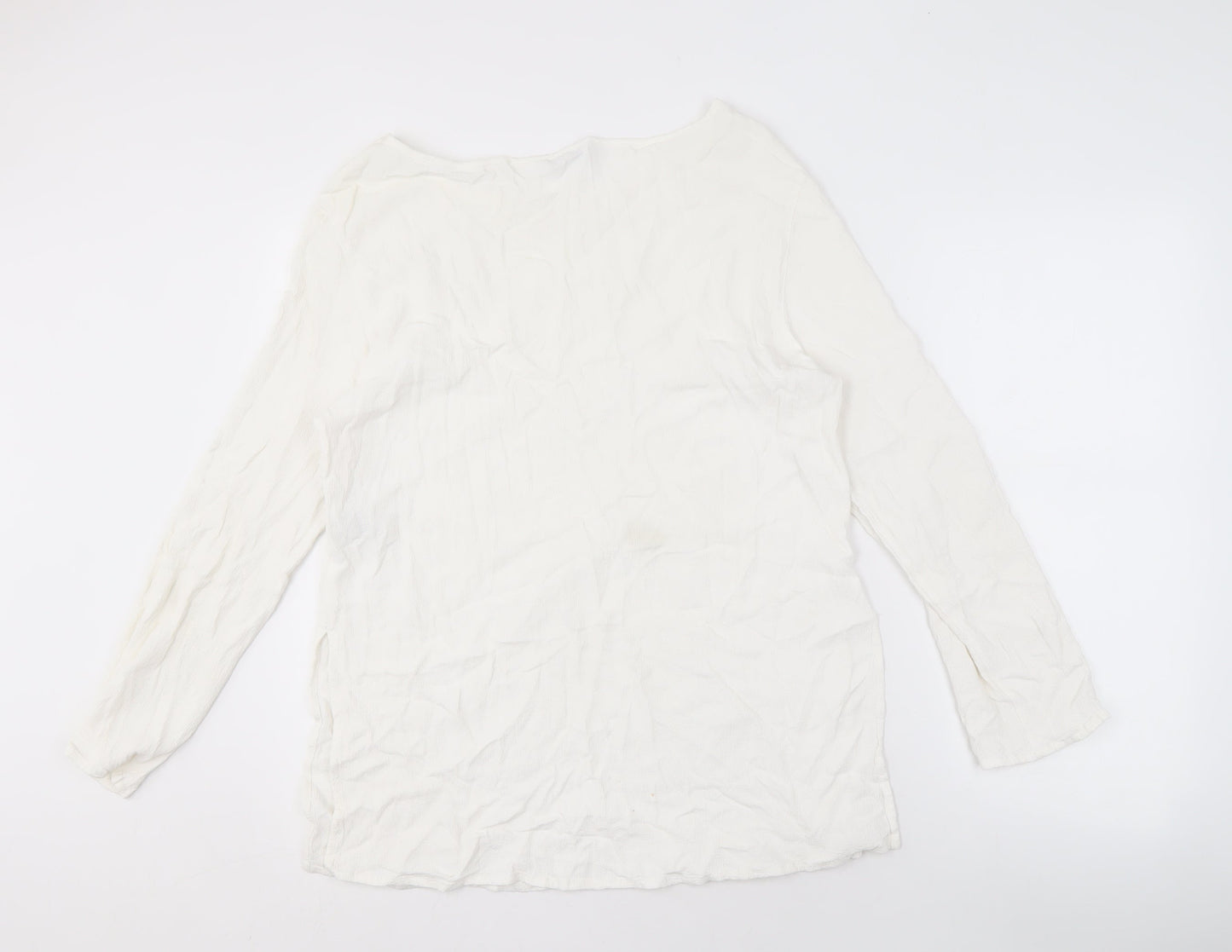 Marks and Spencer Women's White Blouse Size 12