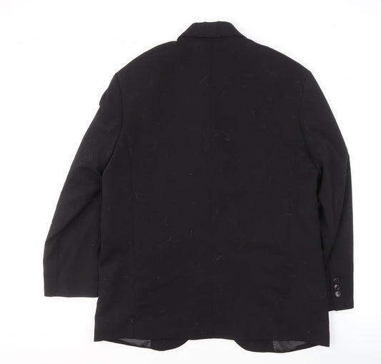 MNG Men’s Black Blazer XL Single-Breasted Formal