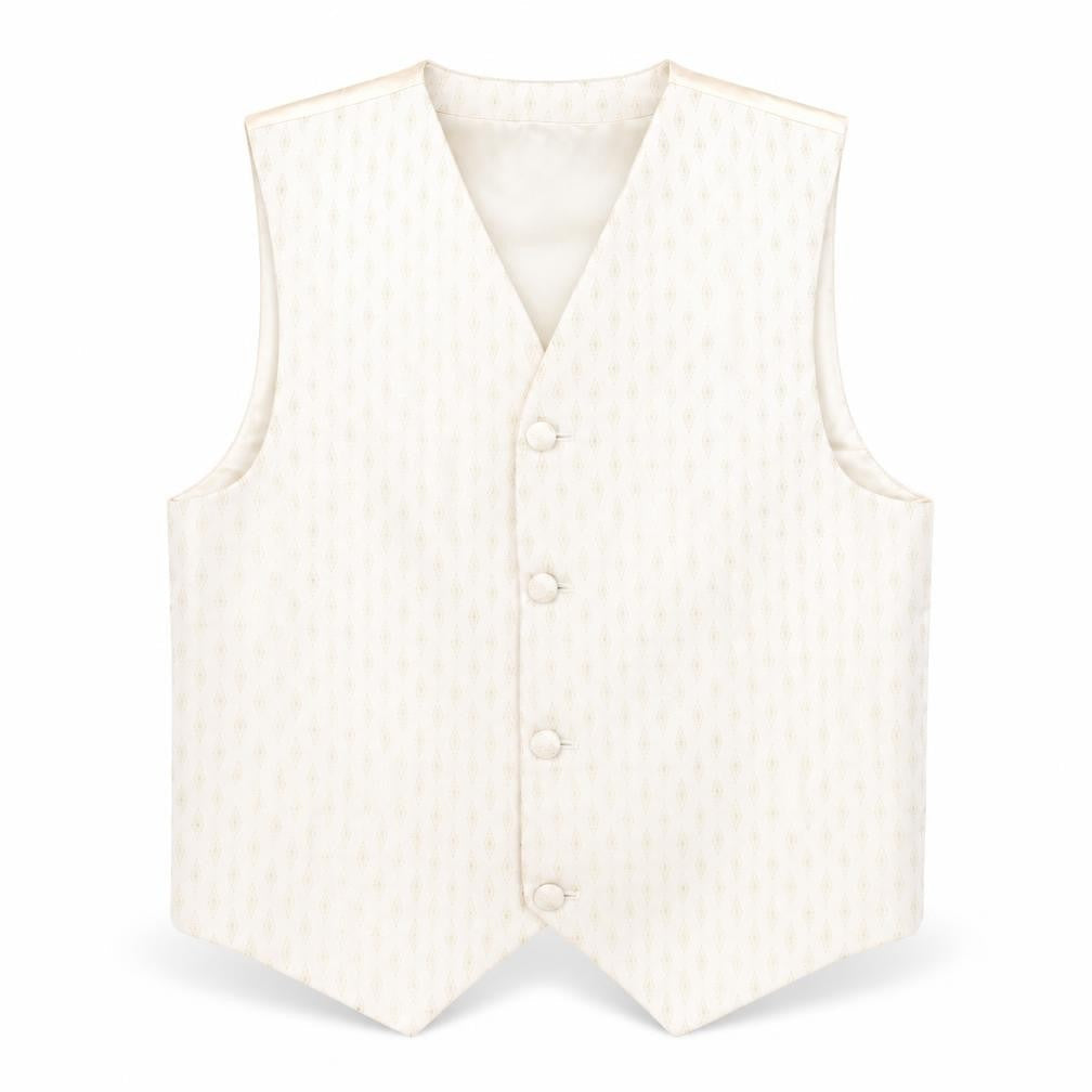 Next Boys Ivory Waistcoat, Size 9, Formal Three-Button