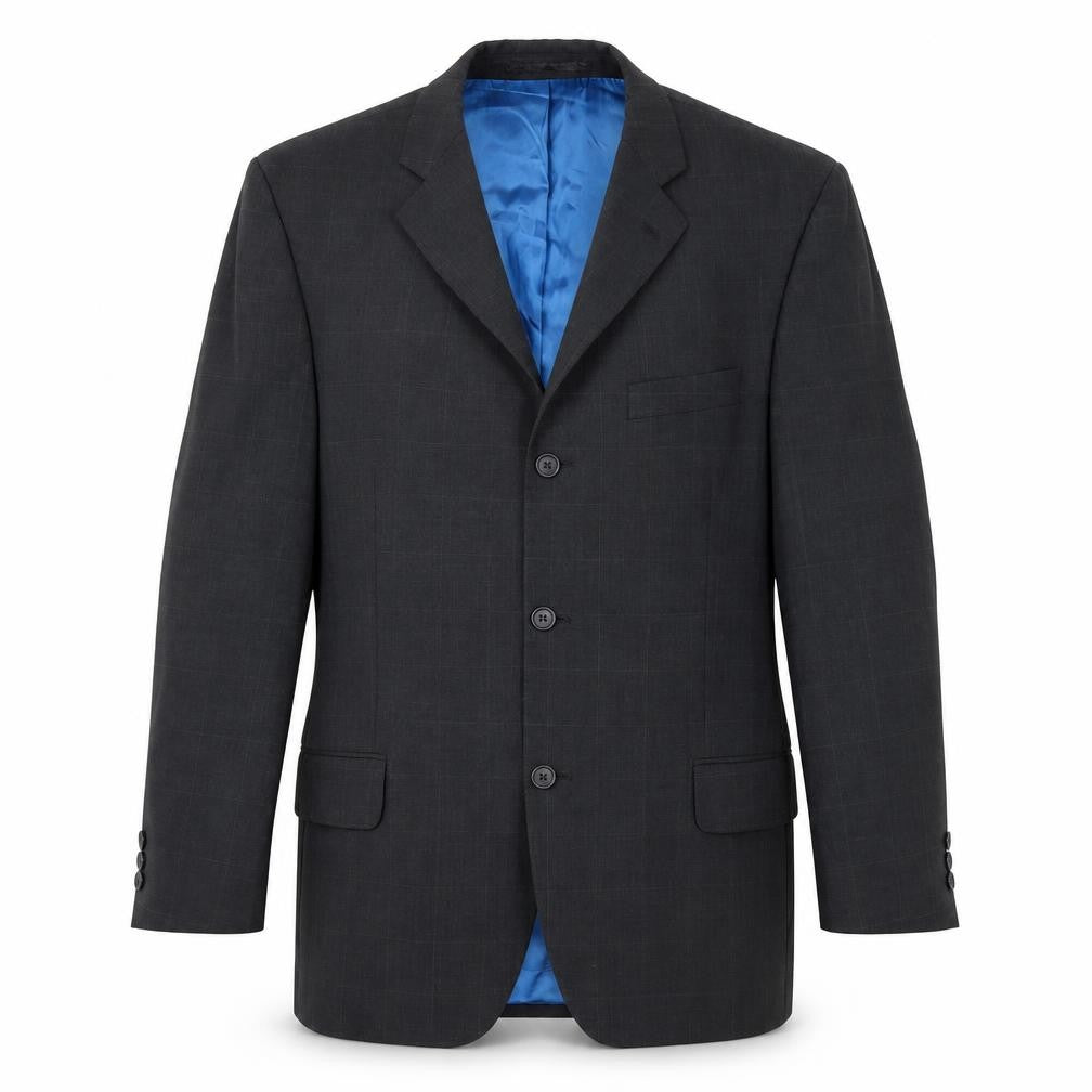 Mens 40 Chest Regular Daniel Hechter Grey Three-Button Blazer