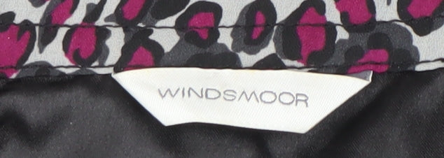 Windsmoor Women's Pink Animal Print Blouse Size 24