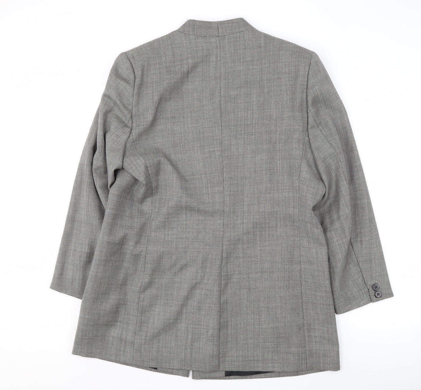 Alexon Women's Grey Suit Jacket Size 16 Wool Blend