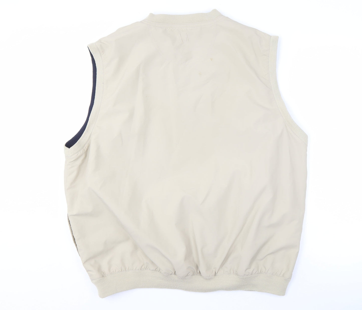 Greg Norman Men's Beige Waistcoat, Large, Casual