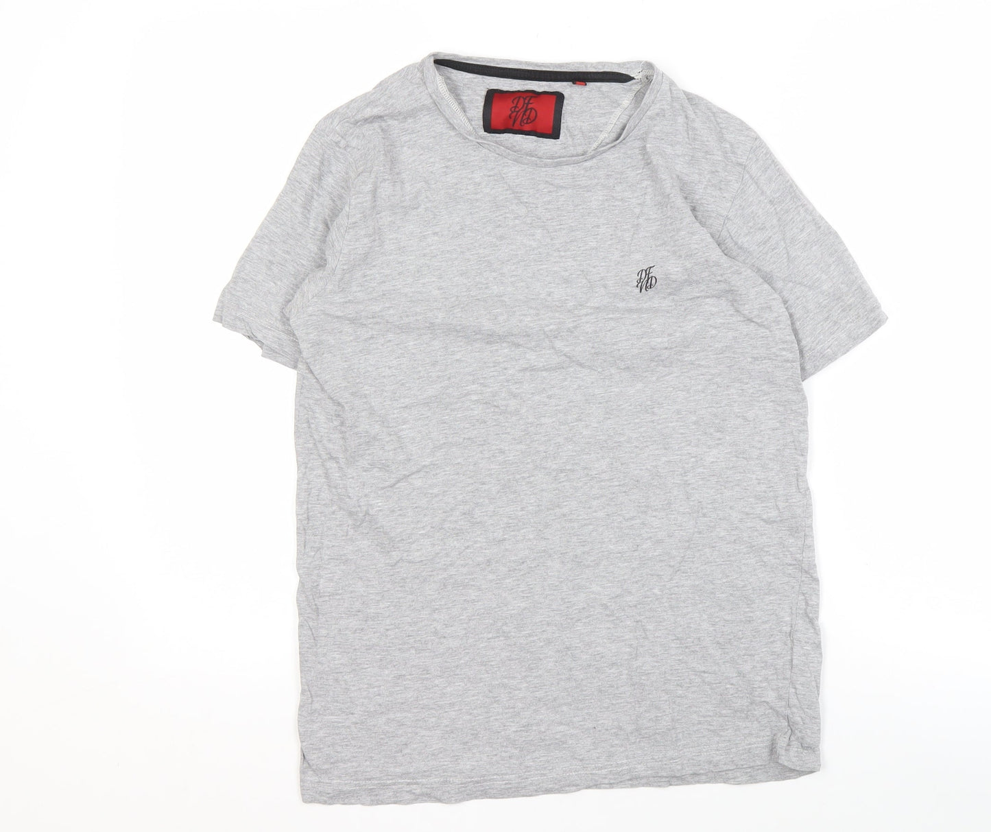 DFND Men's Grey Medium Crew Neck T-Shirt