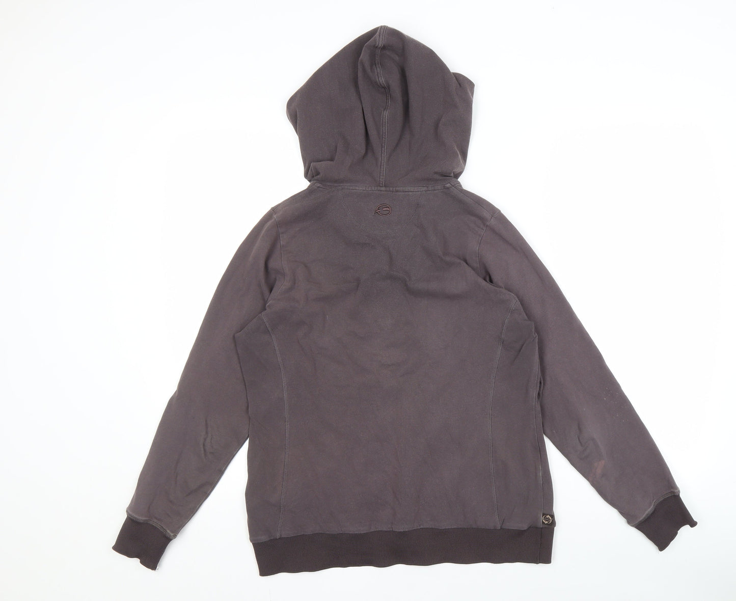 Sprayway Women's Grey Henley Hoodie, Size 10, Hooded