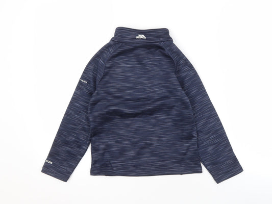 Trespass Boys Blue Fleece Pullover 5-6 Years