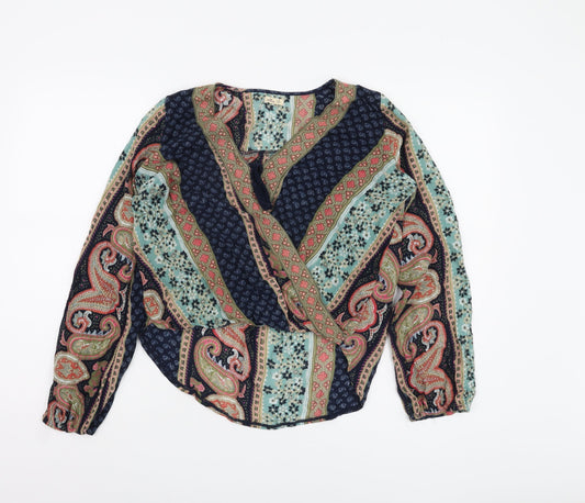 Hollister Women's Multicoloured XS Wrap Blouse