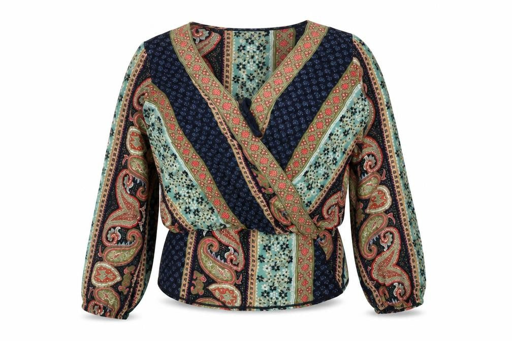 Womens UK Size XS Hollister Multicoloured Viscose Blouse