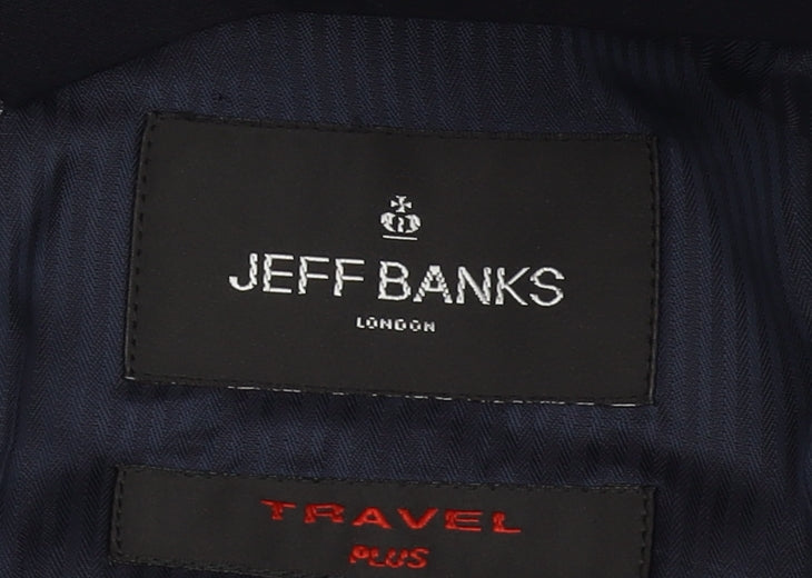 Jeff Banks Men's Blue Blazer 44R Regular Fit