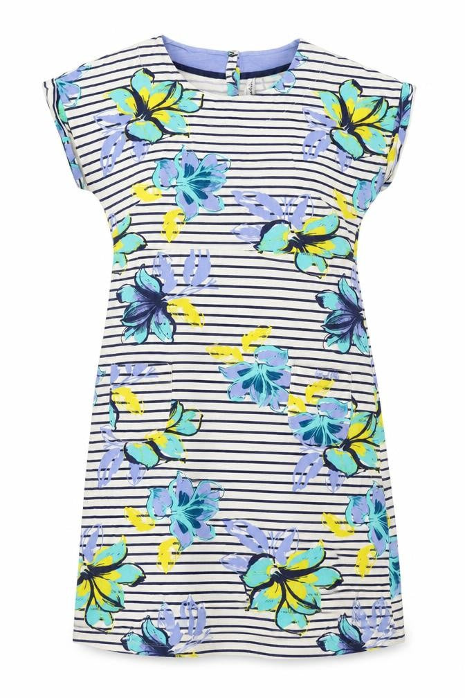 Weird Fish Women's Blue Floral Dress Size 12