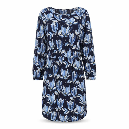 Joules Women's Blue Floral Dress, Size 8, Viscose