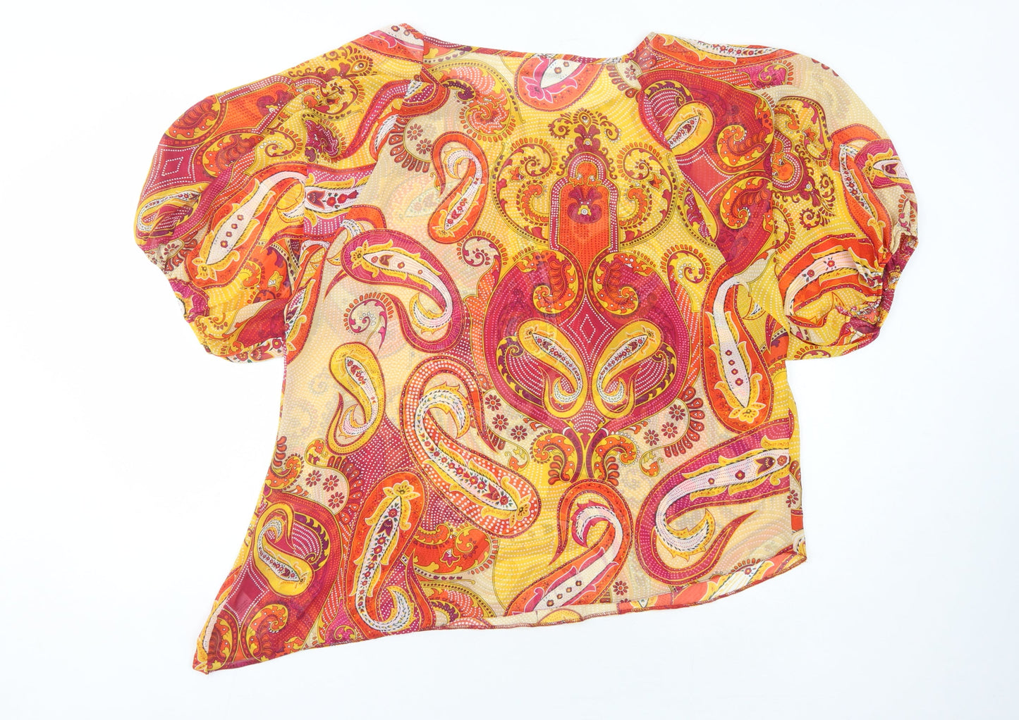 Wallis Women's Multicoloured Paisley Blouse M