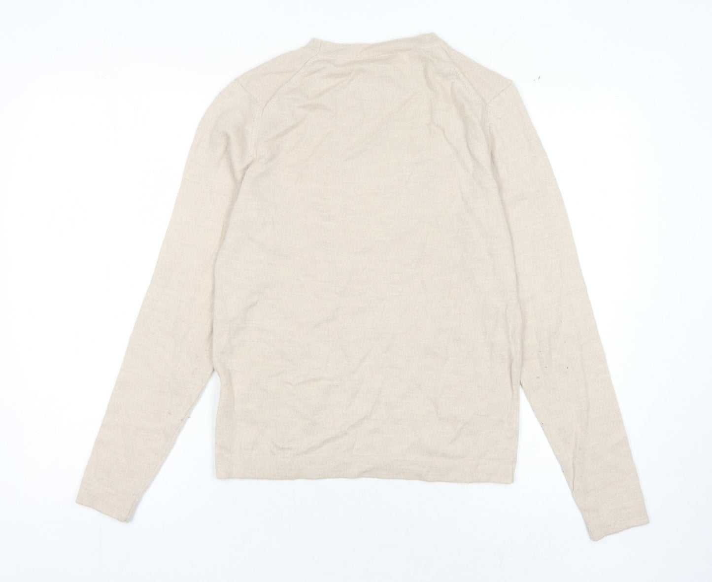 Cotswold Collections Women's Beige Merino Wool Pullover Jumper