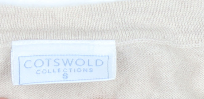 Cotswold Collections Women's Beige Merino Wool Pullover Jumper