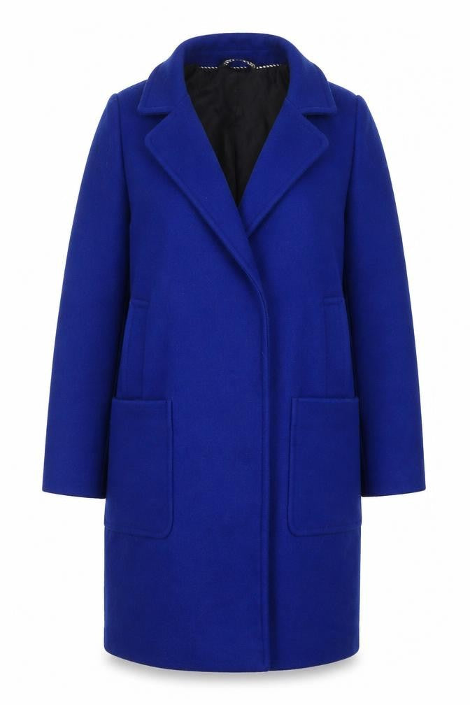 Next Women's Blue Mid-Length Classic Coat, Size 12