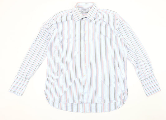 Charles Tyrwhitt Men's Multicoloured Striped Dress Shirt