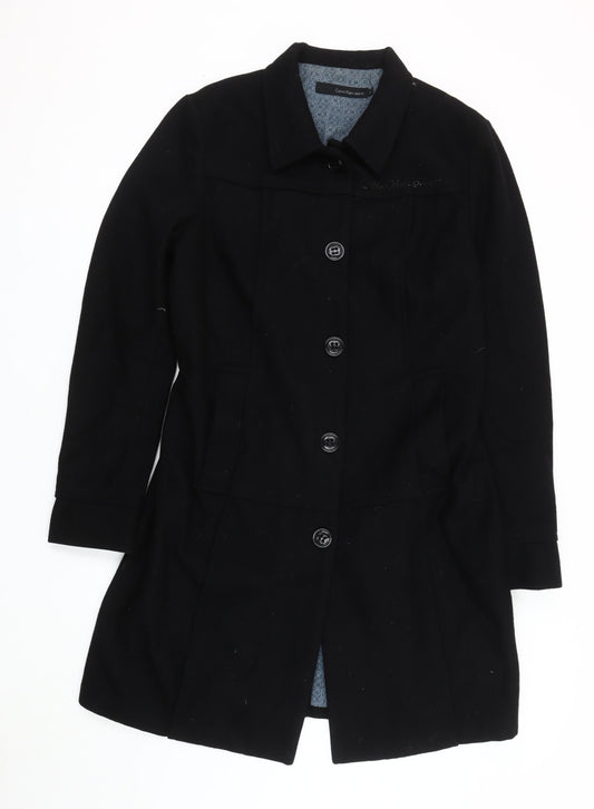 Calvin Klein Men's Black Overcoat 2XL, Business Casual