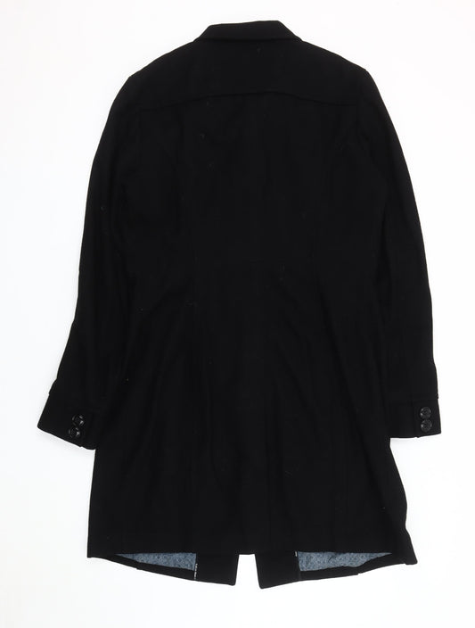 Calvin Klein Men's Black Overcoat 2XL, Business Casual