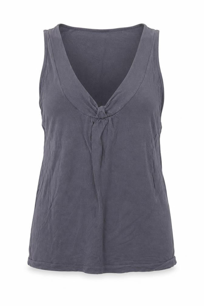 Womens UK Size S Gap Grey Lyocell Tank