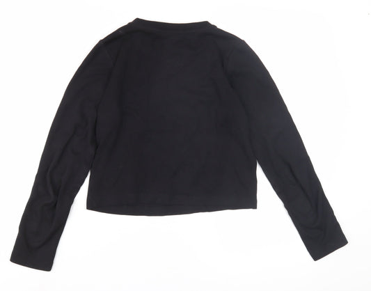 French Connection Women's Black XS Long Sleeve T-Shirt