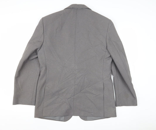Dunn & Co Men's Grey Blazer, Size 41 S, Vintage