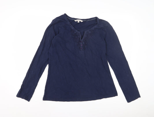 Fat Face Women's Blue Blouse Size 14