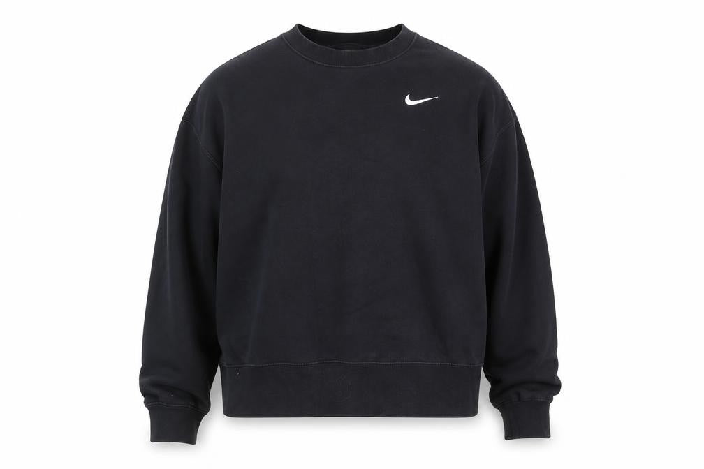 Mens UK 1X Regular Nike Black Pullover Sweatshirt