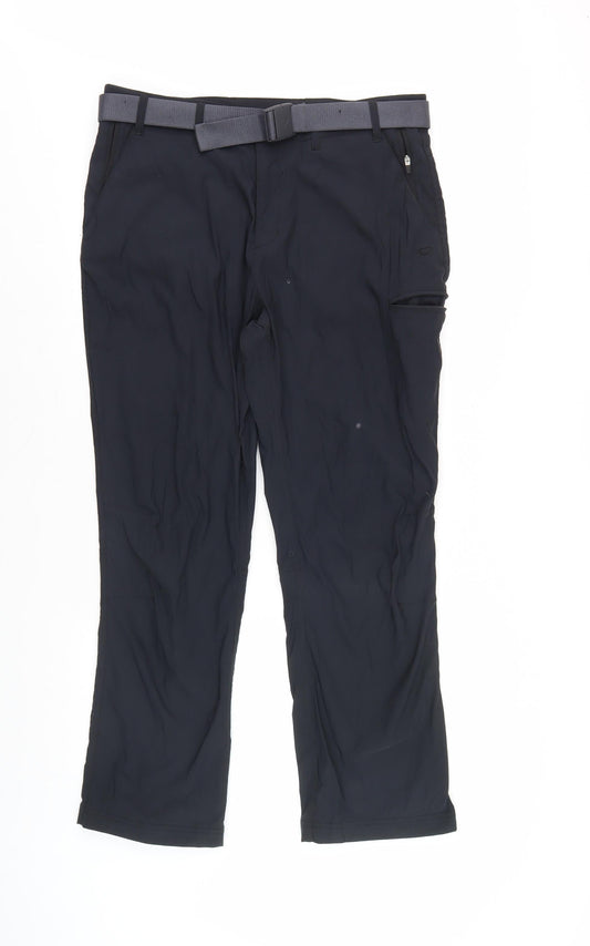 Brasher Men's Black Cargo Trousers 34