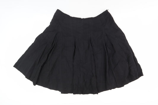 Oasis Women's Black Cotton Skirt, Size 16
