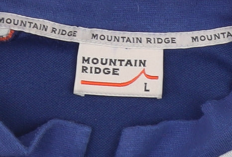 Mountain Ridge Men's Blue Cycling Jersey L