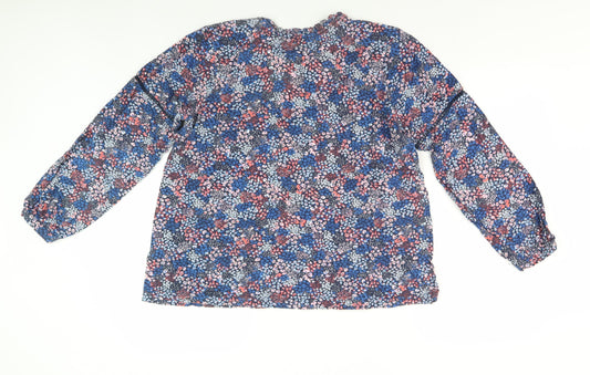 Joules Women's Multicoloured Floral Blouse Size 16
