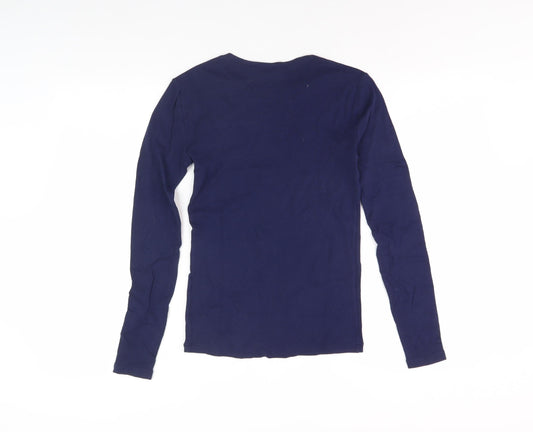 Ralph Lauren Men's XS Blue Long Sleeve T-Shirt