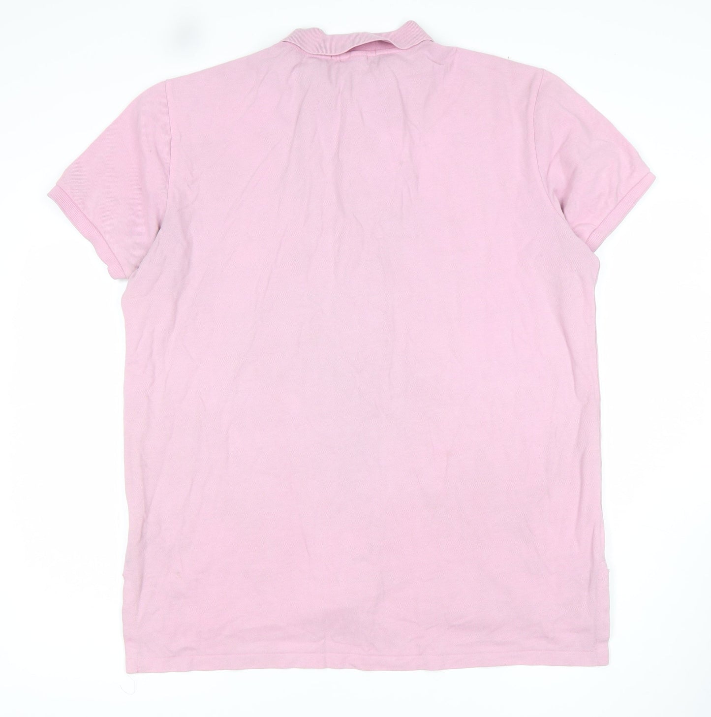 Ralph Lauren Men's Pink XL Polo Shirt - Custom Fit