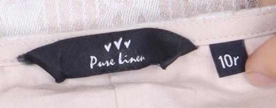 Pine Ivory Women's Ivory Midi A-Line Skirt Size 10