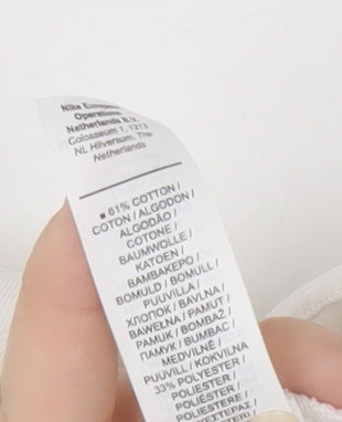 Nike Women's White Sleeveless Bodysuit - Medium