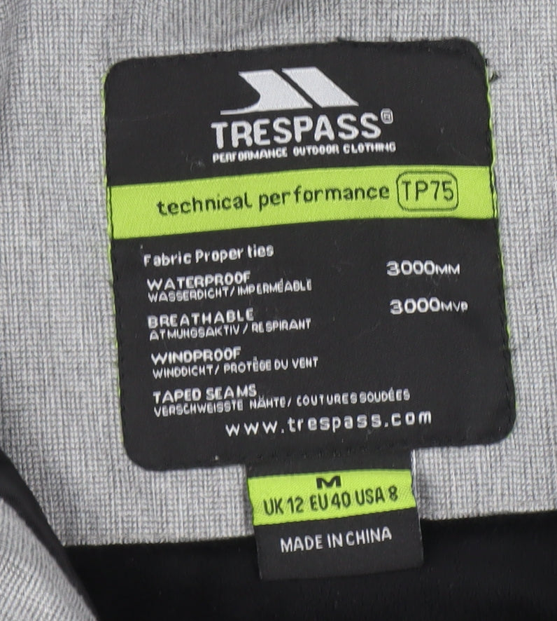 Trespass Women's Grey Ski Jacket Size 12, Winter Outdoor Essential