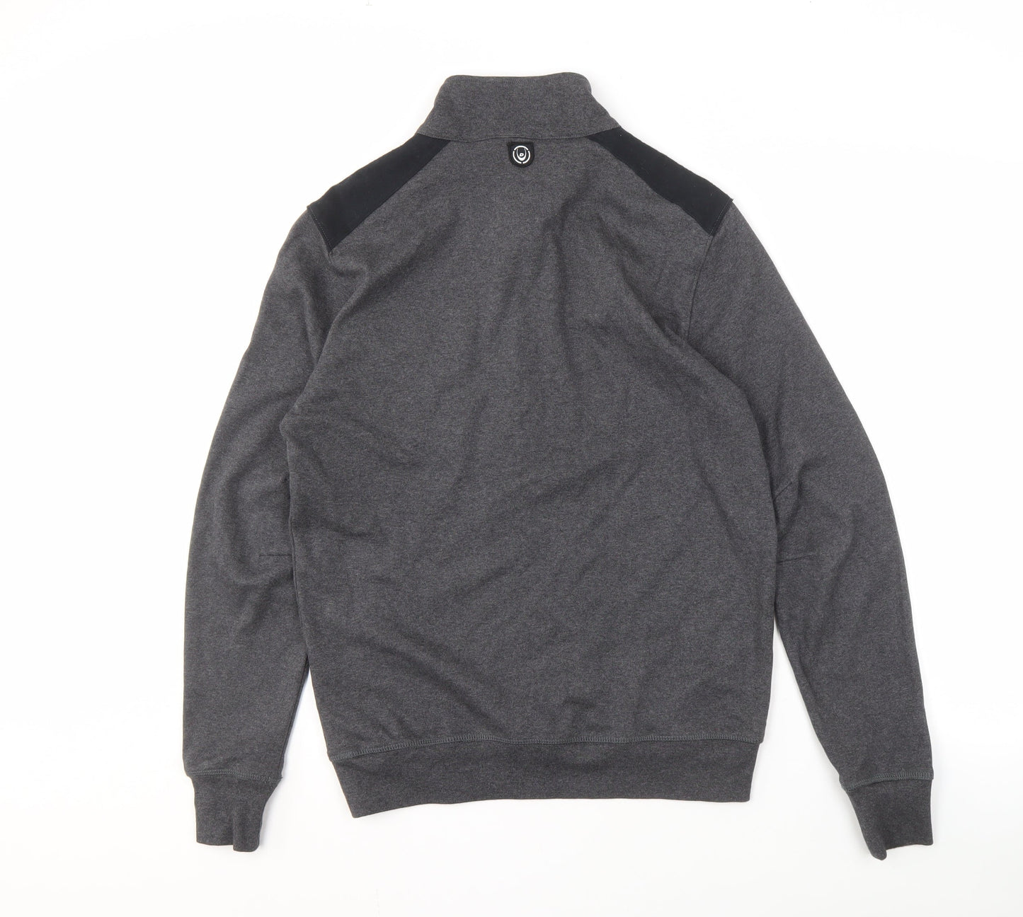 Duck and Cover Men's Grey 1/2 Zip Sweatshirt M