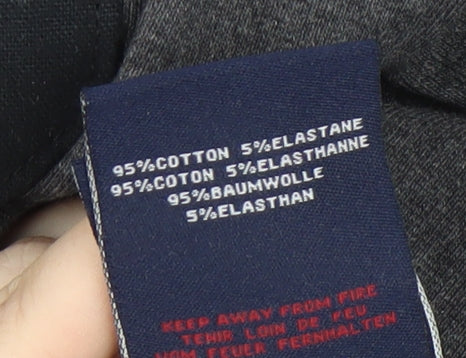 Duck and Cover Men's Grey 1/2 Zip Sweatshirt M